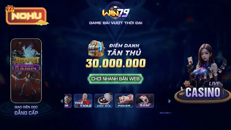 Win79 - Cổng game chơi nổ hũ đáng tin tưởng nhất